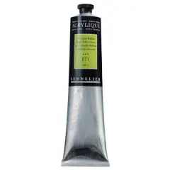 Sennelier Extra Fine Artists' Acrylic Paint, 200mL 871 Bright Yellow Green