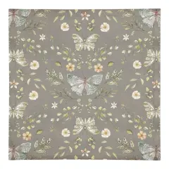 Butterfly Cotton Twill Napkin Gray