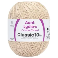 Aunt Lydia's&reg; Jumbo Crochet Cotton Thread, Natural