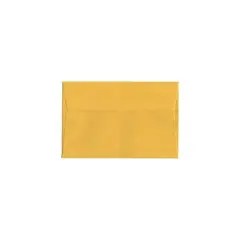 JAM Paper 6" x 9" Sunflower Yellow Paper Booklet Envelopes, 25ct.