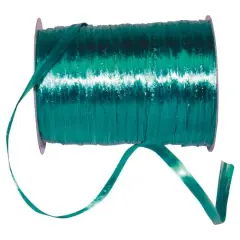 JAM Paper 1/4" Raffia Pearl Ribbon Teal