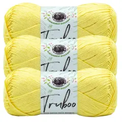 3 Pack Lion Brand&reg; Truboo Yarn Yellow