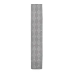 Line Diamonds Indoor/Outdoor Table Runner Gray