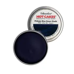 Enkaustikos&reg; Hot Cakes&reg; Encaustic Wax Paint, 1.5oz. Phthalo Blue Green Shade