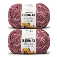 2 Pack Bernat&reg; Blanket Mist-ical&trade; Yarn Berry