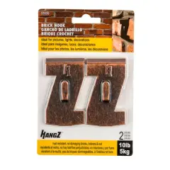 HangZ&trade; 10lb. Brick Hooks, 2ct.
