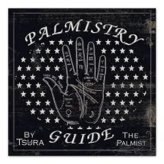 Palm Reading Guide 3 20" x 20" Canvas Wall Art