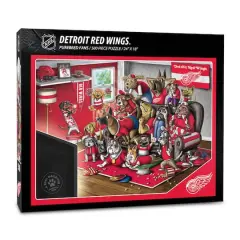 NHL Purebred Fans A Real Nailbiter 500 Piece Puzzle Detroit Red Wings