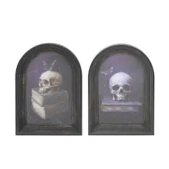 Assorted 7" Skull with Books Tabletop D&eacute;cor in Arched Frame, 1pc. by Ashland&reg;