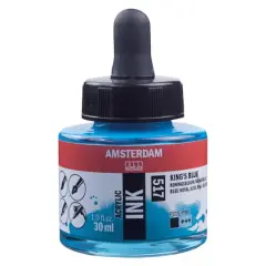 Amsterdam Acrylic Ink, 1oz. 517 King's Blue
