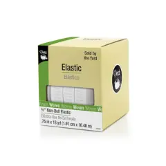 Dritz&reg; 3/4" White Non-Roll Elastic