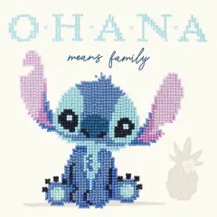 Camelot&reg; Dots Lilo & Stitch Ohana Diamond Painting Kit