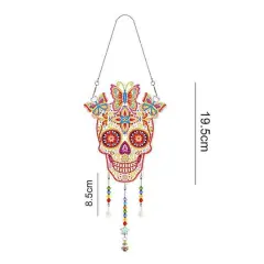 Sparkly Selections Skull and Butterflies Wall Hanger Diamond Painting
