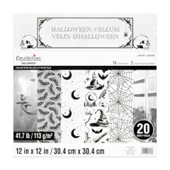 12" x 12" Halloween Vellum Paper Pad by Recollections&trade;, 20 Sheets