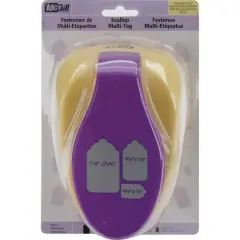 McGill&reg; Scallop Multi Tags Stacking Lever Punch