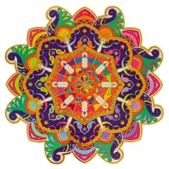 Kulture Khazana Family Rangoli Diwali 150 Piece Puzzle