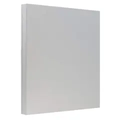 JAM Paper 8.5" x 11" Vellum Bristol Cardstock, 50ct. Gray
