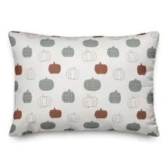 Tiny Pumpkin Pattern 20" x 14" Indoor / Outdoor Pillow