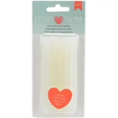 Sticky Thumb&reg; Clear Mini Hot Glue Sticks, 24ct.