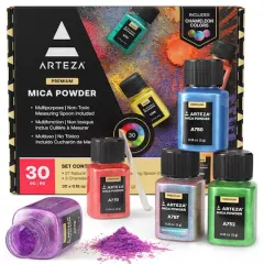 Arteza&reg; Premium Mica Powder Set