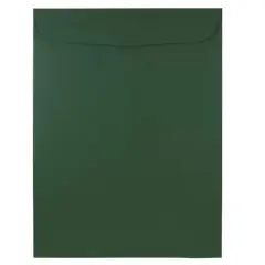 JAM Paper 9" x 12" Open End Catalog Premium Envelopes, 25ct. Dark Green