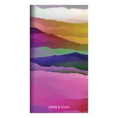 TF Publishing 2025-2026 Small Purple Mountain Majesty Monthly Pocket Planner