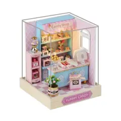 Wizardi Yummy Candy Miniature Dollhouse Roombox Kit