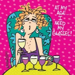 JAM Paper I Need My Glasses Cocktail Napkins, 40ct.