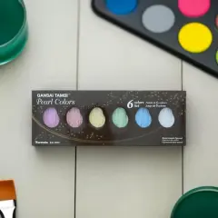 Kuretake Gansai Tambi&trade; Pearl Metallic Watercolor Set