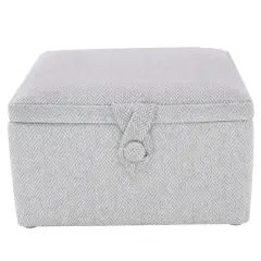 Gray Square Sewing Basket by Loops & Threads&reg;