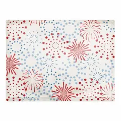 Designs Direct Red & Blue Fireworks Cotton Twill Placemat