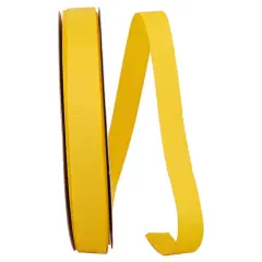 JAM Paper 7/8" Grosgrain Texture Ribbon Maize