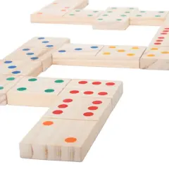 Toy Time Giant Wooden Dominoes Set