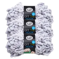 3 Pack Lion Brand&reg; Off The Hook&trade; Solid Yarn Dreamy