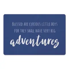 18" x 27" Blessed Are Curious Little Boys Floor Mat