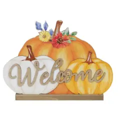 12.25" Welcome Pumpkin Tabletop D&eacute;cor by Ashland&reg;