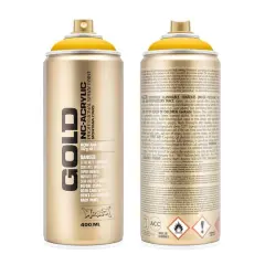 Montana&trade; Cans GOLD Shock Color Spray Paint, 400mL S1010 Shock Yellow