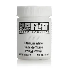 Golden&reg; 2oz. SoFlat Matte Acrylic Paint Titanium White