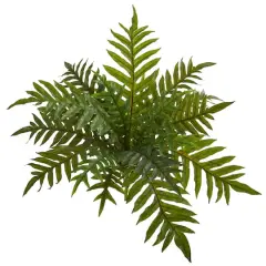 23" Hare's Foot Fern Bush Artificial Plant, 3ct.