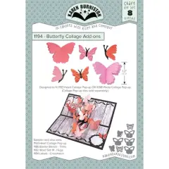 Karen Burniston Butterfly Collage Add-Ons Die Set