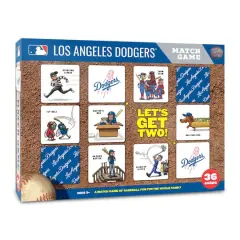 Major League Baseball Licensed Memory Match Game Los Angeles Dodgers