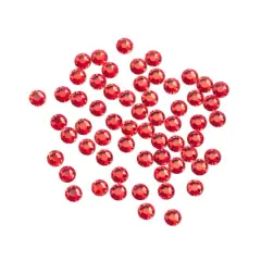 SS12 Round Flatback Austrian Crystals by Bead Landing&trade;, 65ct. Light Siam