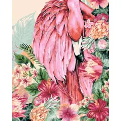 Crafting Spark Pink Tropics Painting by Numbers Kit