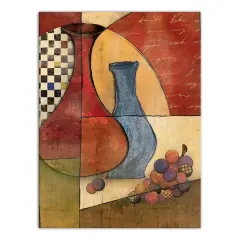 Vase Collage 12" x 16" Canvas Wall Art