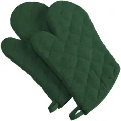 DII&reg; Terry Oven Mitts, 2ct. Dark Green