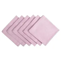 DII&reg; Solid Chambray Oversized Napkin, 6ct. Rose