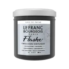 Lefranc & Bourgeois Flashe&reg; Matte Artist's Color, 125mL Payne's Gray