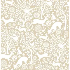 NuWallpaper Cream Merriment Peel & Stick Wallpaper