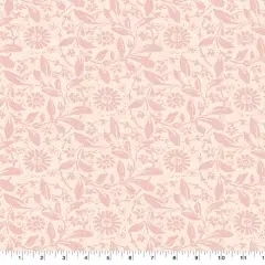Suzanne Nicoll Peony Tonal Leaves Cotton Fabric