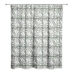 Foliage Shower Curtain Sage